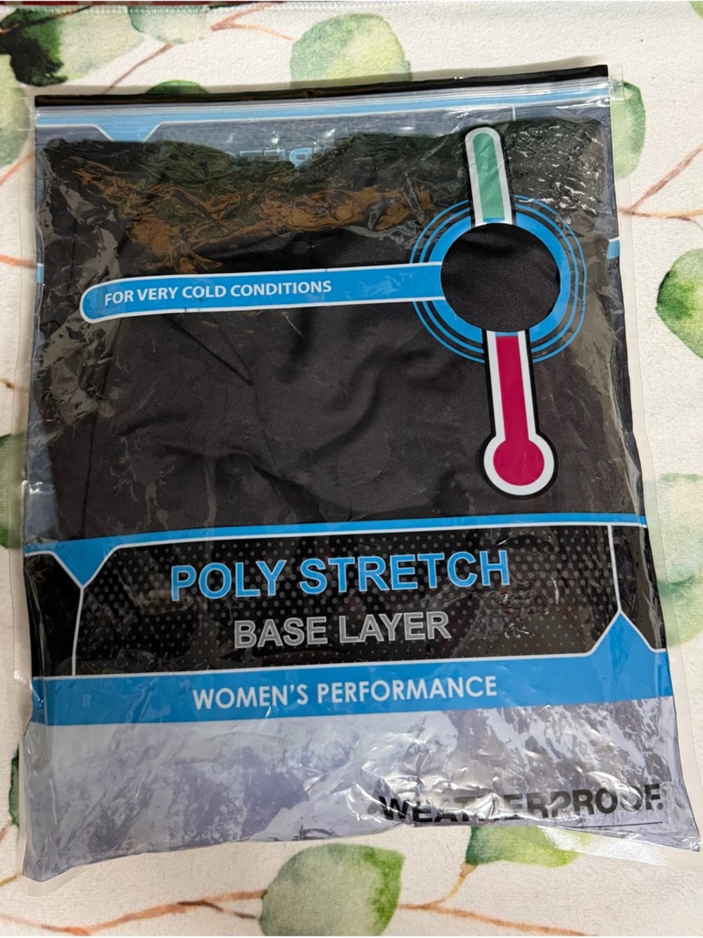 Women’s Poly Stretch Base Layer - Black 2XL